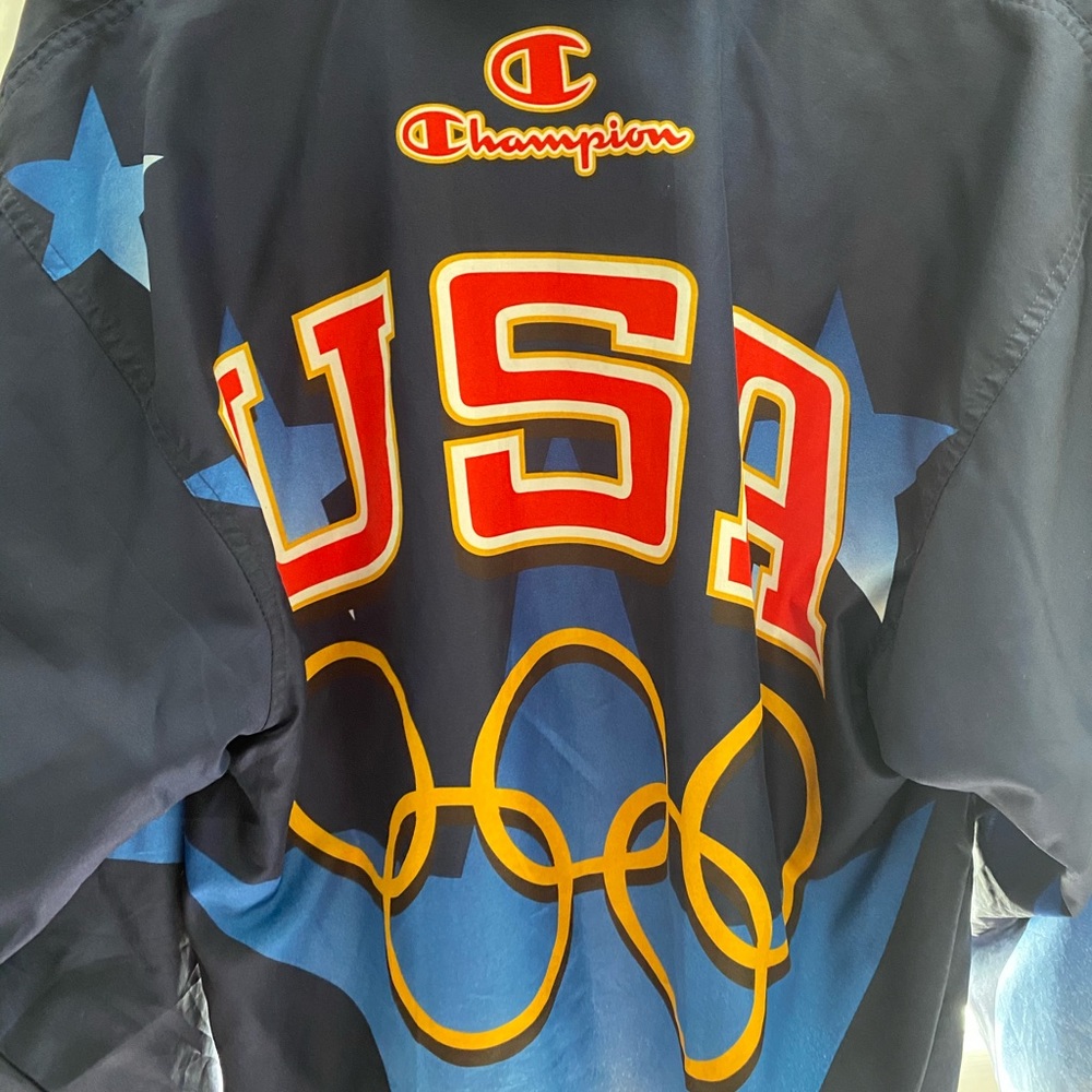 Rare Vintage 1999 champion olympique bomber jacket